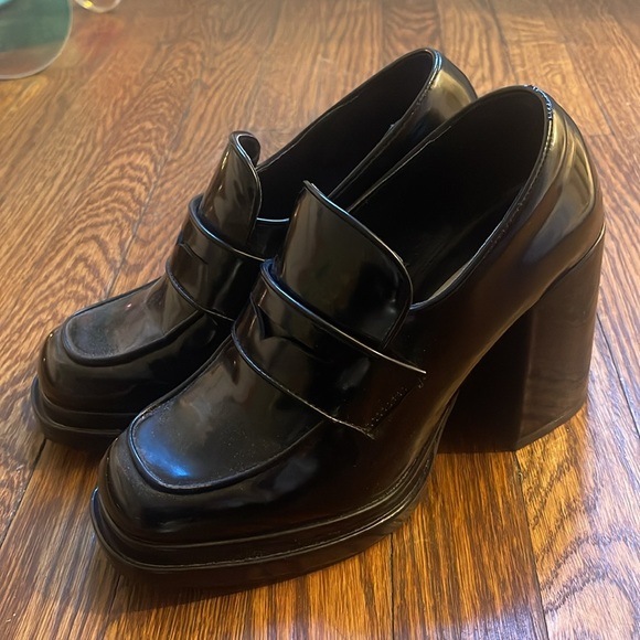 Steve Madden heeled platform loafer - Picture 3 of 5